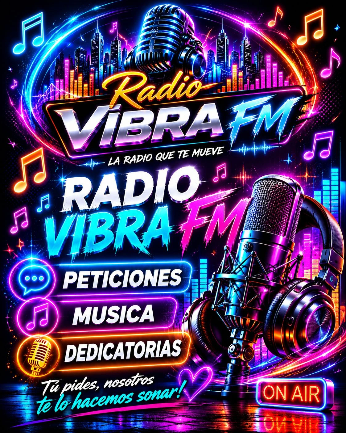 Radio Vibra FM — Peticiones, Música y Dedicatorias